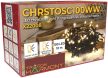 Tracon CHRSTOSC100WW Karácsonyi sziporkázó fényfüzér, kültéri/beltéri 230VAC, 2+10M, 100LED, 3,6W, meleg fehér ( 2600-2700K ) színhőmérséklettel, IP44 ( CHRSTOSC100WW )