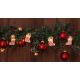 Tracon CHRSTSPW10WW LED karácsonyi lánc, zokni, elemes Timer 6+18h,10LED, meleg fehér ( 3000K ) színhőmérséklettel, 2xAA ( CHRSTSPW10WW )