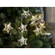 Tracon CHRSTSTW10WW LED karácsonyi lánc, csillag,szarvas, fa, elemes Timer 6+18h, 10LED, meleg fehér ( 3000K ) színhőmérséklettel, 2xAA ( CHRSTSTW10WW )