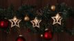 Tracon CHRSTSTW10WW LED karácsonyi lánc, csillag,szarvas, fa, elemes Timer 6+18h, 10LED, meleg fehér ( 3000K ) színhőmérséklettel, 2xAA ( CHRSTSTW10WW )