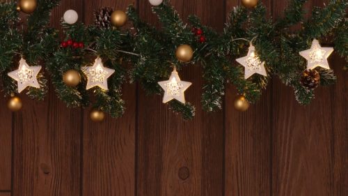 Tracon CHRSTSTWM10WW LED karácsonyi lánc, csillag,fehér, elemes Timer 6+18h,10LED, meleg fehér ( 3000K ) színhőmérséklettel, 2xAA ( CHRSTSTWM10WW )