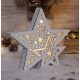Tracon CHRSTWDS6WW LED karácsonyi csillag, fa, elemes Timer 6+18h, 6LED, meleg fehér ( 3000K ) színhőmérséklettel, 2xAAA ( CHRSTWDS6WW )