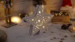 Tracon CHRSTWDS6WW LED karácsonyi csillag, fa, elemes Timer 6+18h, 6LED, meleg fehér ( 3000K ) színhőmérséklettel, 2xAAA ( CHRSTWDS6WW )