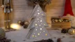 Tracon CHRTRW4WW LED karácsonyi fenyő, fa, elemes Timer 6+18h, 4LED, meleg fehér ( 3000K ) színhőmérséklettel, 2xAAA ( CHRTRW4WW )