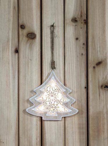 Tracon CHRTRWW5WW LED karácsonyi fenyő, fa, elemes Timer 6+18h,5LED, meleg fehér ( 3000K ) színhőmérséklettel, 2xAA ( CHRTRWW5WW )