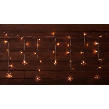   Tracon CHRWS40WW LED karácsonyi ablakdísz,csillag,elemes Timer 6+18h, 40LED, 3000K, 3xAA ( CHRWS40WW )