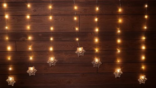 Tracon CHRWSF47WW LED karácsonyi ablakdísz,lánc,hópehely,elemes Timer 6+18h,47LED, 3000K, 3xAA ( CHRWSF47WW )