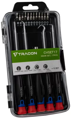 Tracon CHSET17 Kampó készlet 17pcs