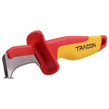   Tracon CK1 1000 V-ra szigetelt kábelkés, kétélű 8cr18, L= 200mm