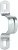 Tracon CLA40 fém kábelbilincs D=40 mm kábel- és csőrögzítő