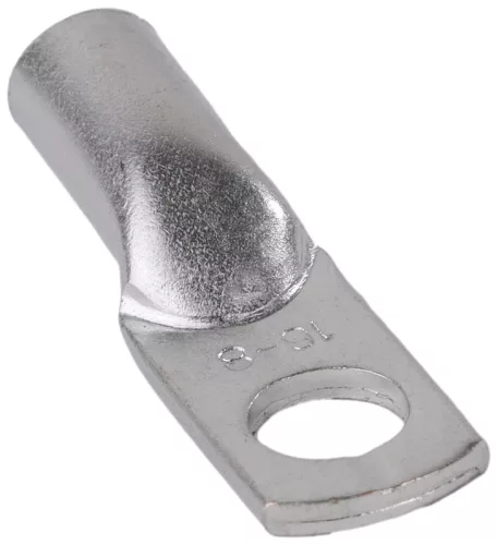 Tracon CLH16-8, Szigeteletlen szemes csősaru, ónozott elektrolitréz 16mm2, M8, (d1=6.8mm, d2=8.2mm)