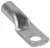 Tracon CLH25-10, Szigeteletlen szemes csősaru, ónozott elektrolitréz 25mm2, M10, (d1=7.8mm, d2=10.5mm)