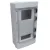 Tracon CMB3 3F Fogyasztásmérő szekrény, almérőhöz 1×6mod+115×94, H×W×D=460×240×132mm, IP65, IK10