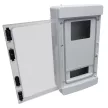 Tracon CMB3 3F Fogyasztásmérő szekrény, almérőhöz 1×6mod+115×94, H×W×D=460×240×132mm, IP65, IK10