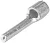 Tracon CS1.5, Szigeteletlen csapos saru, ónozott elektrolitréz 1,5mm2, (d1=1,7mm, L=16,7mm)