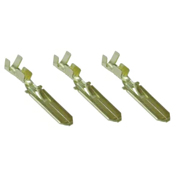   Tracon CS6B, Szigeteletlen rátolható rátolható csatlakozó csap, sárgaréz, rögz.csapos 6,3×0,8mm, 1-2,5mm2