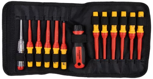 Tracon CSET13 1000 V-ra szigetelt csavarhúzószett 1000V, 13pcs