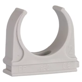 Tracon CSS-32 sorolható csőrögzítő klipsz, D=32mm, PP