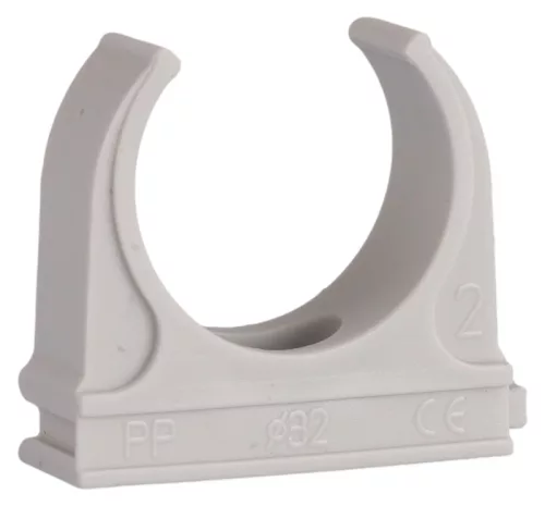 Tracon CSS-32 sorolható csőrögzítő klipsz, D=32mm, PP