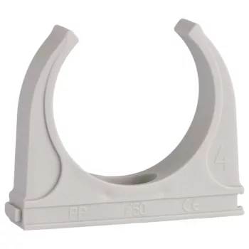 Tracon CSS-50 sorolható csőrögzítő klipsz, D=50mm, PP