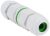 Tracon CST15W, Tömítőszelencés kábeltoldó fehér 0.5-1.5 mm2, IP68, PA6.6, 3P, 450VAC, 16A