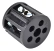Tracon CST4-T, Tömítőszelencés kábeltoldó, T-elágazó 0.5-4 mm2, IP68, PC+PA6.6, 5P, 450VAC, 24A