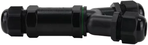 Tracon CST4-Y3P, Tömítőszelencés kábeltoldó, Y-elágazó 0.5-4 mm2, IP68, PC+PA6.6, 3P, 450VAC, 24A