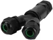 Tracon CST4-Y3P, Tömítőszelencés kábeltoldó, Y-elágazó 0.5-4 mm2, IP68, PC+PA6.6, 3P, 450VAC, 24A