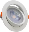 Tracon DLCOB7NW Beépíthető álmennyezeti LED lámpatest, forgatható 200-240 V, 50Hz, 7W, 4000K, 450lm, 38°, IP20, EEI=G