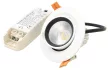 Tracon DLCOBA10W, Beépíthető álmennyezeti LED lámpatest, forgatható 200-240VAC, 10 W, 800 lm, 4000 K, IP40,