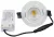 Tracon DLCOBD5W, Kör alakú LED mélysugárzó, forgatható 200-240 V, 50Hz, 5W, 4000K, 510lm, 60°, IP65,