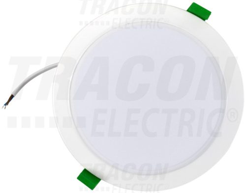 Tracon DLETRIO9W, LED mélysugárzó változtatható színhőmérséklettel 230VAC, 9W, 720lm, 3000/4000/6500K, 110°, IP44, 