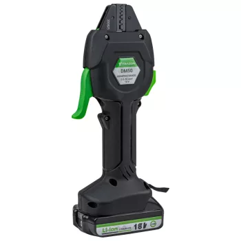   Tracon DM50 Akkumulátoros présszerszám 0.5-50mm2, 1440g, 16kN, 2xLi-ion, 18V, 2500mAh