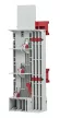 Tracon DSBA80A826 Készülék adapter 80 A, 81x260x64 mm