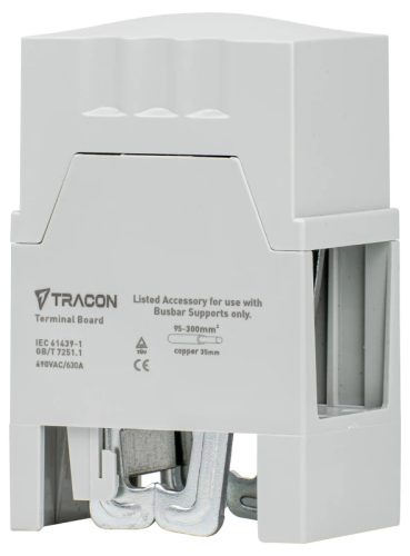 Tracon DSBCM1P500 Kábel leágazó modul, 500 A, 1P, 60 mm 1P, 95-300 mm2, 50x72x114 mm, (20,25,30x5,10 mm)