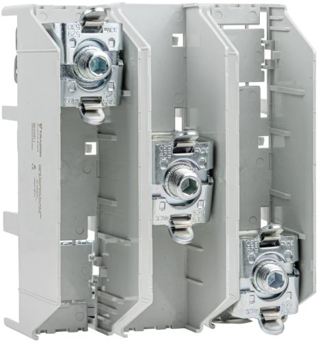 Tracon DSBCM6301 Kábel leágazó modul, 630 A, 3x1P, 60 mm 3P, 95-300 mm2, 150x183,5x115 mm, (20,25,30x5,10 mm)