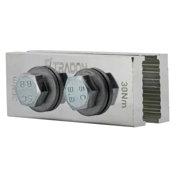   Tracon DSBEXH630 Gyűjtősín toldó elem 95x27x(2x10) mm, 20,25,30x5,10 mm, 630A