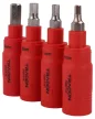 Tracon DSET16 16 db-os 1000V-ra szig. racsnis imbusz és dugókulcs készlet 1000V, CrV, 8-22mm, 4-8mm