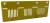 Tracon DSH1CP Kapocstér fedőlap 250A, 60mm
