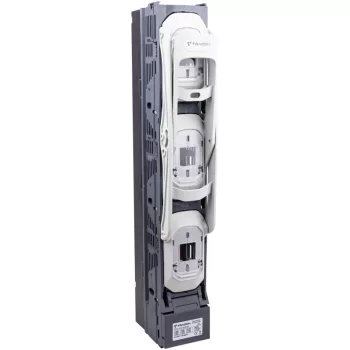   Tracon DSV2-3LV Függ. bizt. szakaszolókapcs, 400A, egyszerre nyit, V-kapocs 400/500V AC, 400 A, 100 kA; 690VAC, 315 A, 50 kA; 3x1P,NH2,V