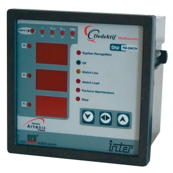   Tracon DTT-5, Állapotfigyelő digitális multiméter 96×96mm