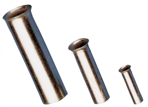Tracon E08N-18 szigeteletlen érvéghüvely 10 mm² L=18 mm ónozott elektrolitréz