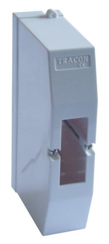 Tracon EDFK-1/1ANP Műanyag kiselosztó, ajtó nélkül, 1 modul, IP40, falon kívüli, zárópecsételhető