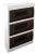 Tracon EDFK-14/3, Falon kívüli elosztódoboz füstszínű ajtóval, N/PE sínnel 3×14 (42) modul, IP40, (H×W×D=475×310×85mm)