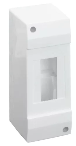 Tracon EDFK-2/1AN Műanyag kiselosztó, ajtó nélkül, 2 modul, IP40, falon kívüli
