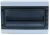 Tracon EDFKIP65N181 Falon kívüli elosztódoboz, átlátszó ajtóval, N/PE sínnel 1×18 mod, H×W×D=286.3×411×137.8mm, IP65, 1000 VAC, 1500 VDC