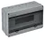 Tracon EDFKIP65U151 Falon kívüli elosztódoboz, átlátszó ajtóval, N/PE sínnel 1×15 mod, H×W×D=197.5×310×106mm, IP65, 1000 VAC, 1500 VDC