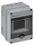 Tracon EDFKIP65U51 Falon kívüli elosztódoboz, átlátszó ajtóval, N/PE sínnel 1×5 mod, H×W×D=159×118.5×88.6mm, IP65, 1000 VAC, 1500 VDC