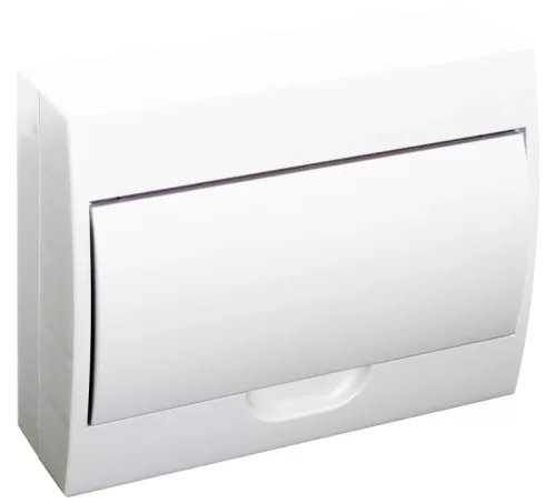 Tracon EDFKN-12/1 Műanyag kiselosztó, 12 modul, 1 sor, teli ajtóval, IP40, falon kívüli
