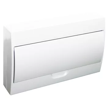   Tracon EDFKN-18/1 Műanyag kiselosztó, 18 modul, 1 sor, teli ajtóval, IP40, falon kívüli